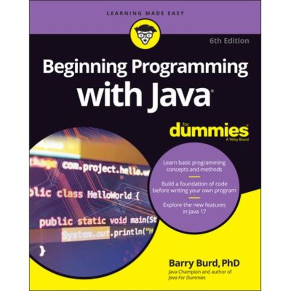 Beginning Programming with Java for Dummies -- Barry Burd - Picture 1 of 1